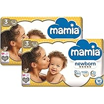 2X Mamia Nappies Size 3 Newborn 56 Pack : Amazon.co.uk: Health
